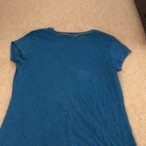 Plain blue t shirt